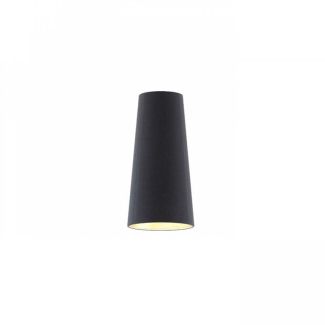 RENDL R11370 CONNY 15/30 abażur do lampy stołowej Polycotton czarna/miedziana folia max. 23W