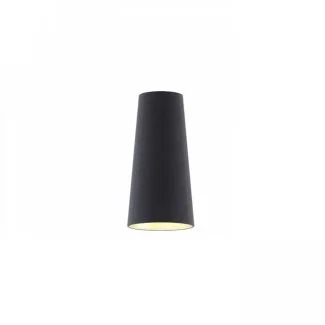RENDL R11370 CONNY 15/30 abażur do lampy stołowej Polycotton czarna/miedziana folia max. 23W