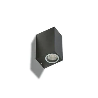 AZZARDO AZ4312 RIMINI 2 SQUARE DGR TECHNICAL WALL DARK GREY