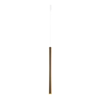 ANTIGO Lampa wisząca Akadi 1 - Mosiądz polerowany-biała (700 mm) 8884