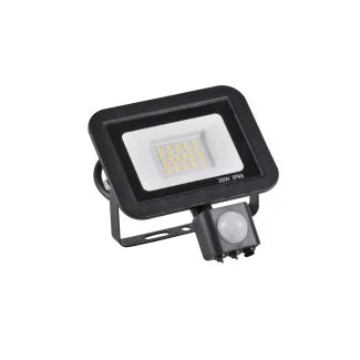 Polux 304797 Naświetlacz LED SMD 20W czujnik PIR 6500K 120° IP65 czarny