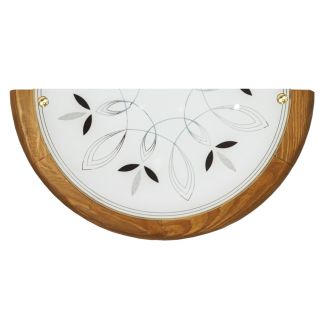 CANDELLUX 11-06608 RUSTICA PLAFON 0,5 DREWNO STANDARD 1X60 W E27 DĄB