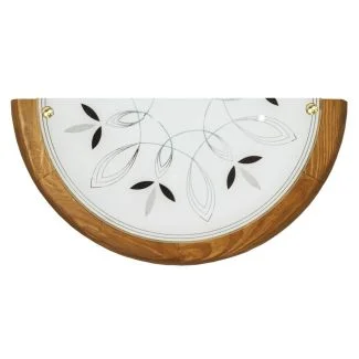 CANDELLUX 11-06608 RUSTICA PLAFON 0,5 DREWNO STANDARD 1X60 W E27 DĄB