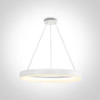 ONE LIGHT 63114/W/W Vitoli biała oprawa wisząca LED 3000K 40W