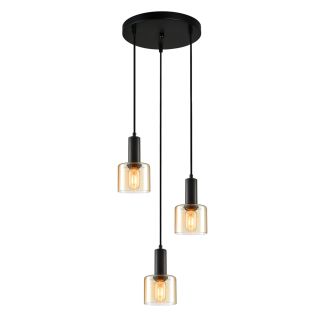 ITALUX Santia PND-65342-3A-BK+AMB