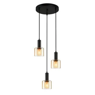 ITALUX Santia PND-65342-3A-BK+AMB