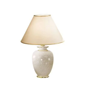 KOLARZ 0014.74.3 GIARDINO CRACLE lampa stołowa złoto 24K