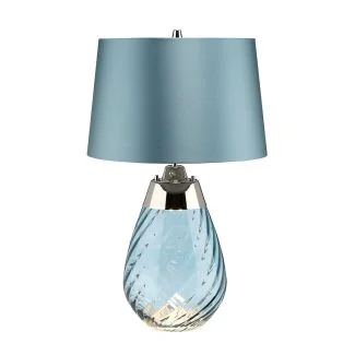 ELSTEAD Lena LENA-TL-S-BLUE 2 Light Small Blue Table Lamp