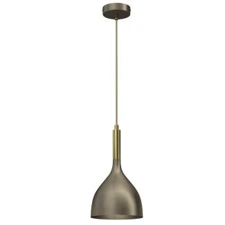 LUMINEX 4002 żyrandol Noak titanium gold/ shiny gold 1xE27
