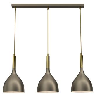 LUMINEX 4003 żyrandol line bar 600 mm Noak titanium gold/shiny gold 3xE27
