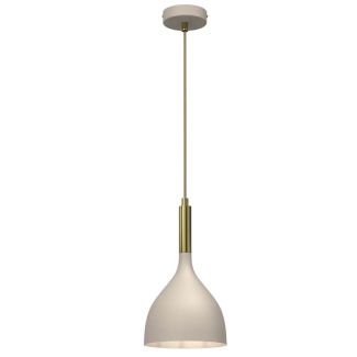 LUMINEX 4005 żyrandol Noak beige/shiny gold 1xE27