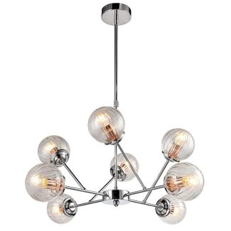CANDELLUX 38-67289 BEST ZWIS 8X40W E14 CHROM