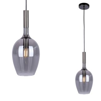 MILAGRO ML8813 Lampa wisząca LUGANO SMOKED 1xE14