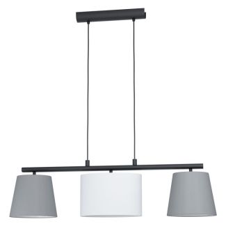 EGLO 98587 LAMPA ALMEIDA 1 OPRAWA WISZĄCA HL/3 SCHWARZ/GRAU/WEISS ALMEIDA 1
