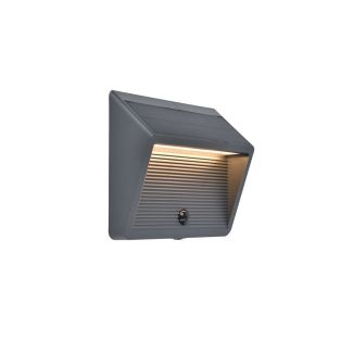 LUTEC LINKO SOLAR 6912301335 LAMPA ZEWNĘTRZNA ŚCIENNA szary i odcienie szarości