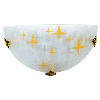 CANDELLUX 11-79506 STARS LAMPA SUFITOWA PLAFON1/2 1X60W E27 AMBRA