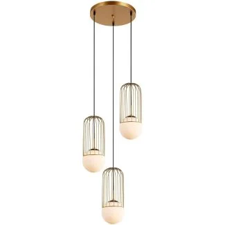 ITALUX Matty MDM-3939/3 GD lampa wisząca