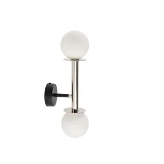 SIGMA 40768 DAISY 2 kinkiet srebrny/biały