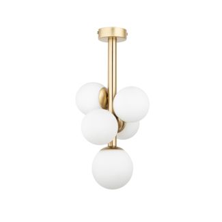 SIGMA 40778 PERLA LUX 5 plafon biały