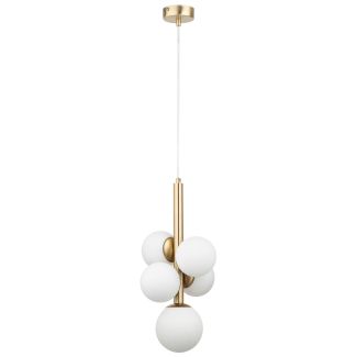 SIGMA 40786 PERLA LUX 5 lamap wisząca biały