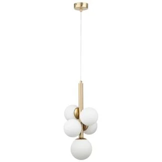 SIGMA 40786 PERLA LUX 5 lamap wisząca biały