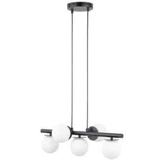 SIGMA 40787 AVOLA lampa wisząca kulki 5 czarne/białe