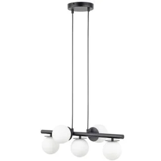SIGMA 40787 AVOLA lampa wisząca kulki 5 czarne/białe