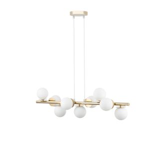 SIGMA 40797 AVOLA lampa wisząca 9 złoty/biały