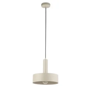 SIGMA 40807 VITRUM lampa wisząca okrąg szary beż