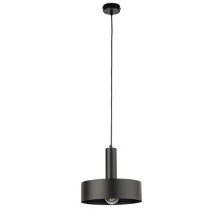 SIGMA 40811 VITRUM lampa wisząca okrąg czarny