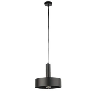 SIGMA 40811 VITRUM lampa wisząca okrąg czarny