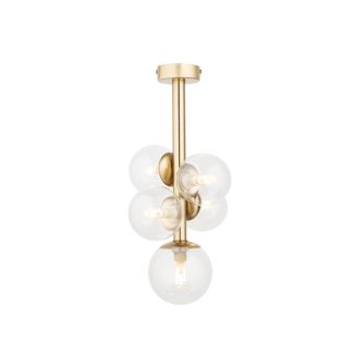 SIGMA 40854 PERLA LUX 5 plafon transparentny