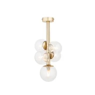 SIGMA 40854 PERLA LUX 5 plafon transparentny