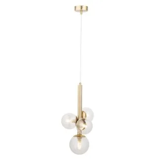 SIGMA 40856 PERLA LUX 4 lamap wisząca transparentny