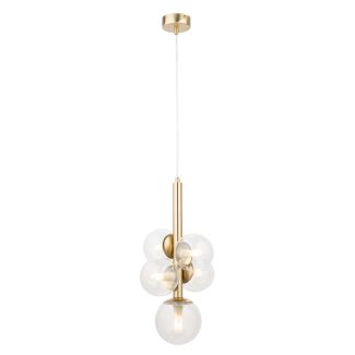 SIGMA 40857 PERLA LUX 5 lamap wisząca transparentny