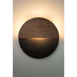 SIGMA 40864 LUNA kinkiet M czarny/venge