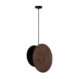 SIGMA 40891 TOLA lampa wisząca czarny/brąz/orzech