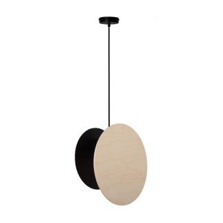 SIGMA 40894 TOLA lampa wisząca czarny/brzoza