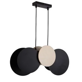 SIGMA 40895 TOLA lampa wisząca czarny/brzoza