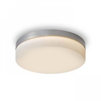 RENDL R12197 AWE 33 sufitowa szkło opalowe/nikiel mat 230V LED 21W IP44 3000K