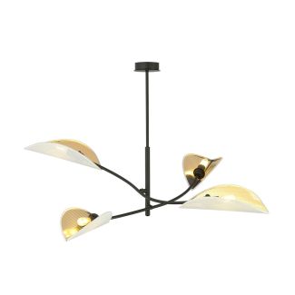 EMIBIG 1107/4 LAMPA SUFITOWA LOTUS 4 WHITE/GOLD