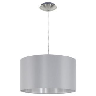 EGLO 31601 LAMPA MASERLO OPRAWA WISZĄCA HL/1 Ø380 NICKEL-M/GRAU MASERLO