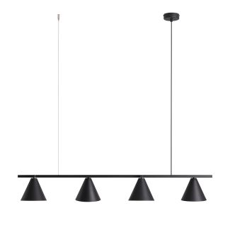ALDEX 1108L1 LAMPA WISZĄCA FORM 4 KOLOR CZARNY