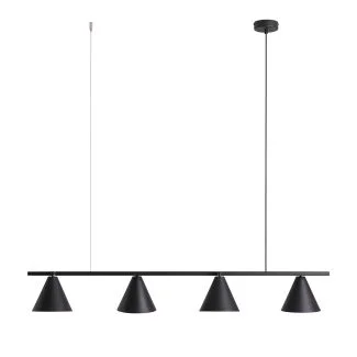 ALDEX 1108L1 LAMPA WISZĄCA FORM 4 KOLOR CZARNY