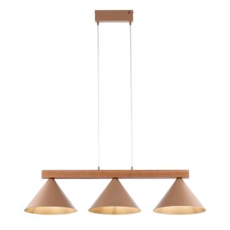 SIGMA 41633 DECO 3 lampa wisząca ciepły beż/jasny brąz