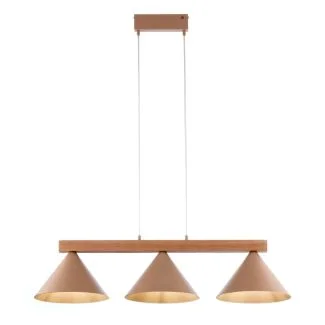 SIGMA 41633 DECO 3 lampa wisząca ciepły beż/jasny brąz