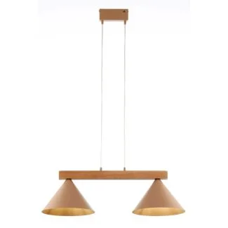 SIGMA 41811 DECO 2 lampa wisząca ciepły beż/jasny brąz