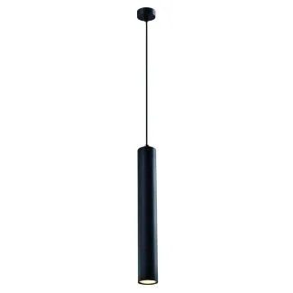 CANDELLUX 31-78551 TUBO LAMPA WISZĄCA CZARNY 1X25W GU10 KLOSZ 40CM CZARNY