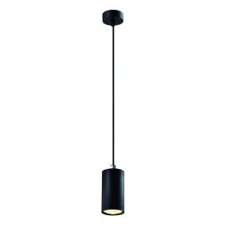 CANDELLUX 31-78537 TUBO LAMPA WISZĄCA CZARNY 1X25W GU10 KLOSZ 10CM CZARNY