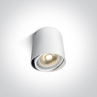ONE LIGHT 12142/W Mykonos biała regulowana oprawa sufitowa z oprawką GU10 R111 75W